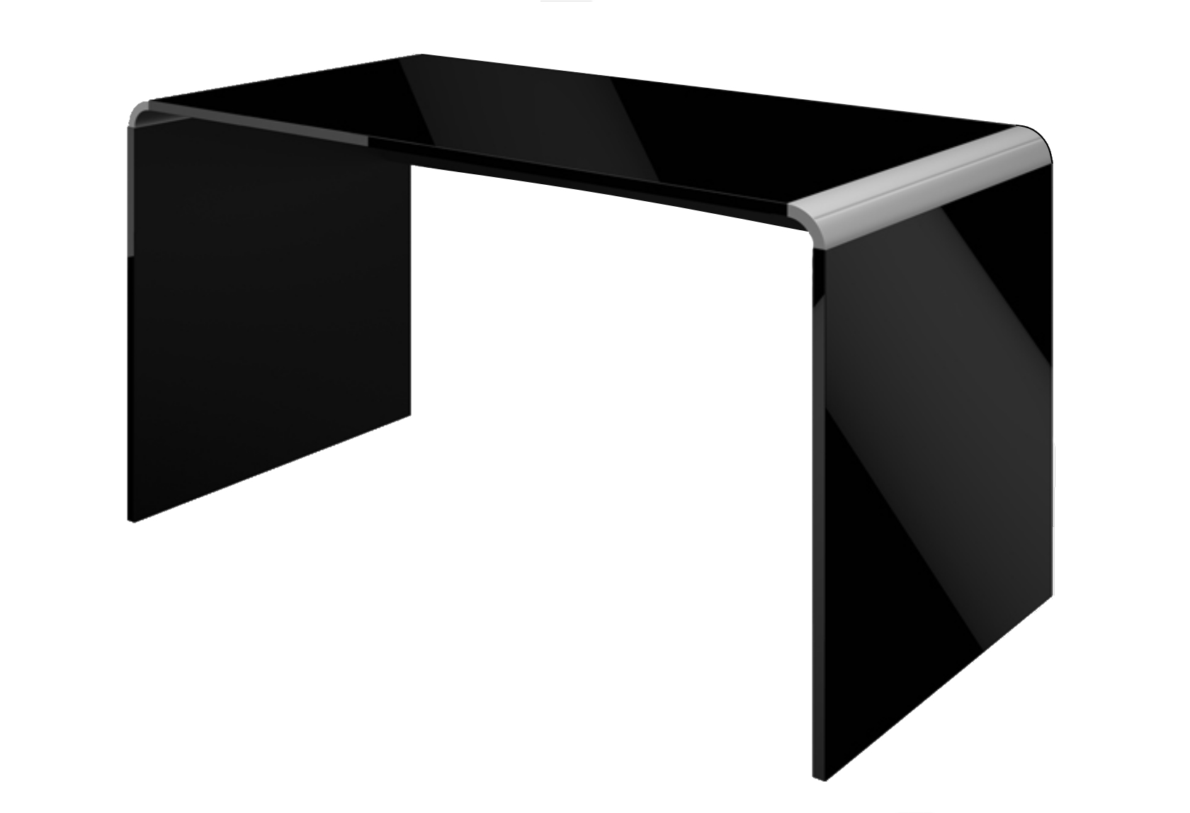 Стол письменный р-Оптима (черный, 105x700x749 мм)